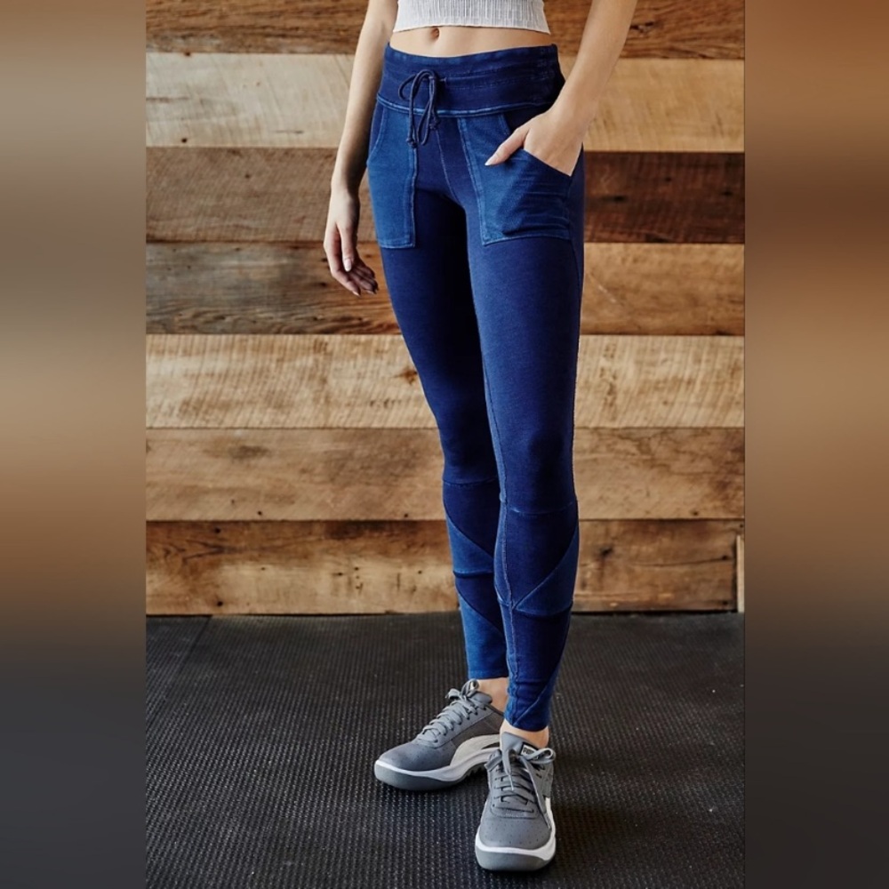 Free People Movement Tie Waist Skinny Leggings - Picture 8 of 14